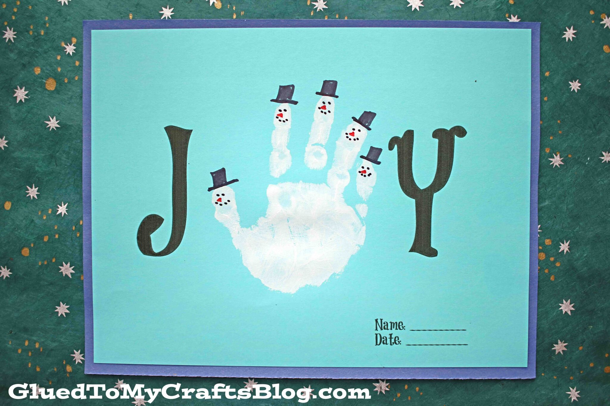 Handprint Joy Keepsake Craft