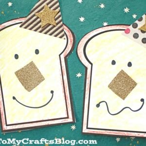 Toast To A New Year - Paper Craft For Kids!
