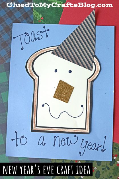 Toast To A New Year - Paper Craft Idea