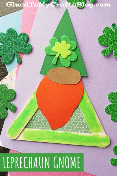 Popsicle Stick Leprechaun Gnome