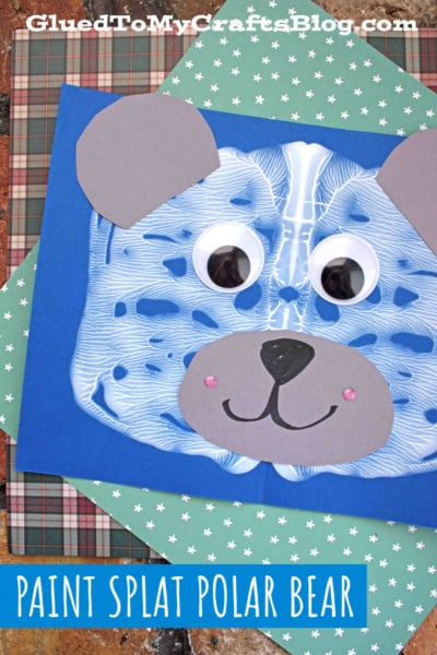 Paint Splat Polar Bear
