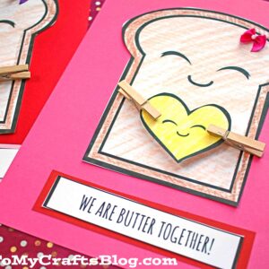 Paper Punny Toast Card - Valentine's Day Craft For Kids