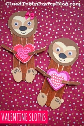Popsicle Stick Sloth - Kid Craft