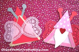 Popsicle Stick Valentine Gnome Love Bug - Kid Craft