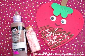 Craft Foam Chocolate Covered Strawberry Craft For Kids