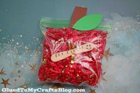 Plastic Baggie & Crinkle Paper Apple - Kid Craft