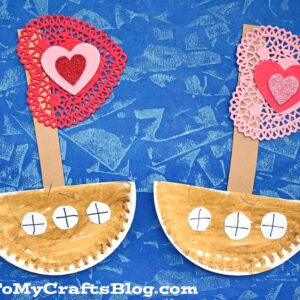 Paper Plate Love Boat - Kid Craft