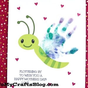 Handprint Butterfly Mother's Day Keepsake