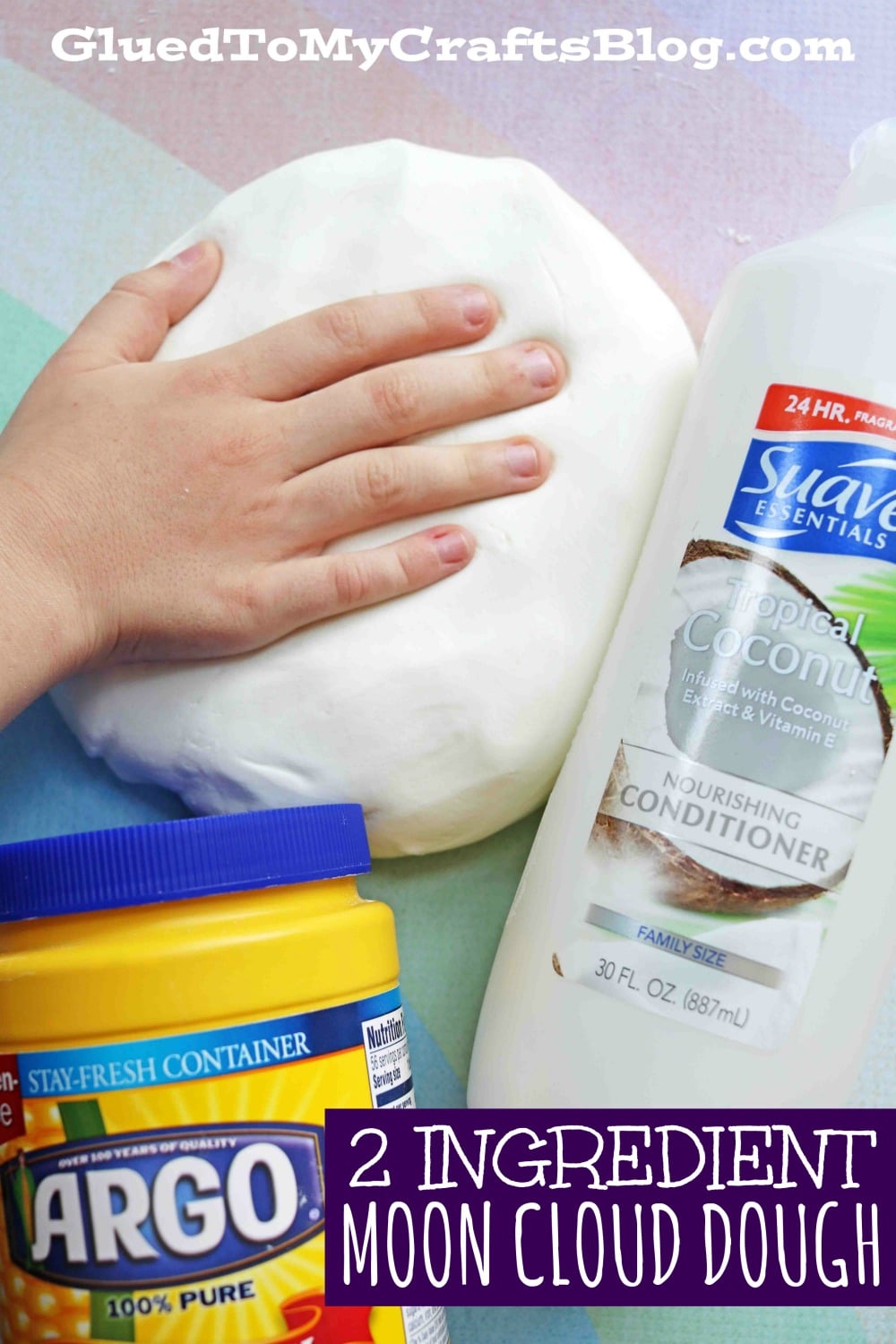 Super FUN and EASY Moon Dough Slime Recipe