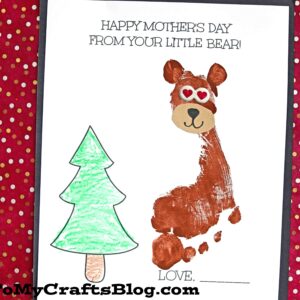 Happy Mother's Day From Your Baby Bear Keepsake