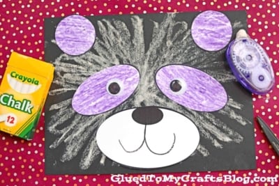 Chalk Art Panda Bear