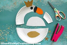Elegant & Super Easy Paper Plate Swan - Kid Craft Idea