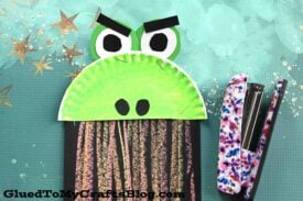 Chalk Art Firing Breathing Dragon - Paper Craft For Kids