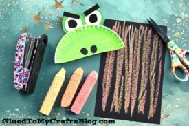 Chalk Art Firing Breathing Dragon - Paper Craft For Kids