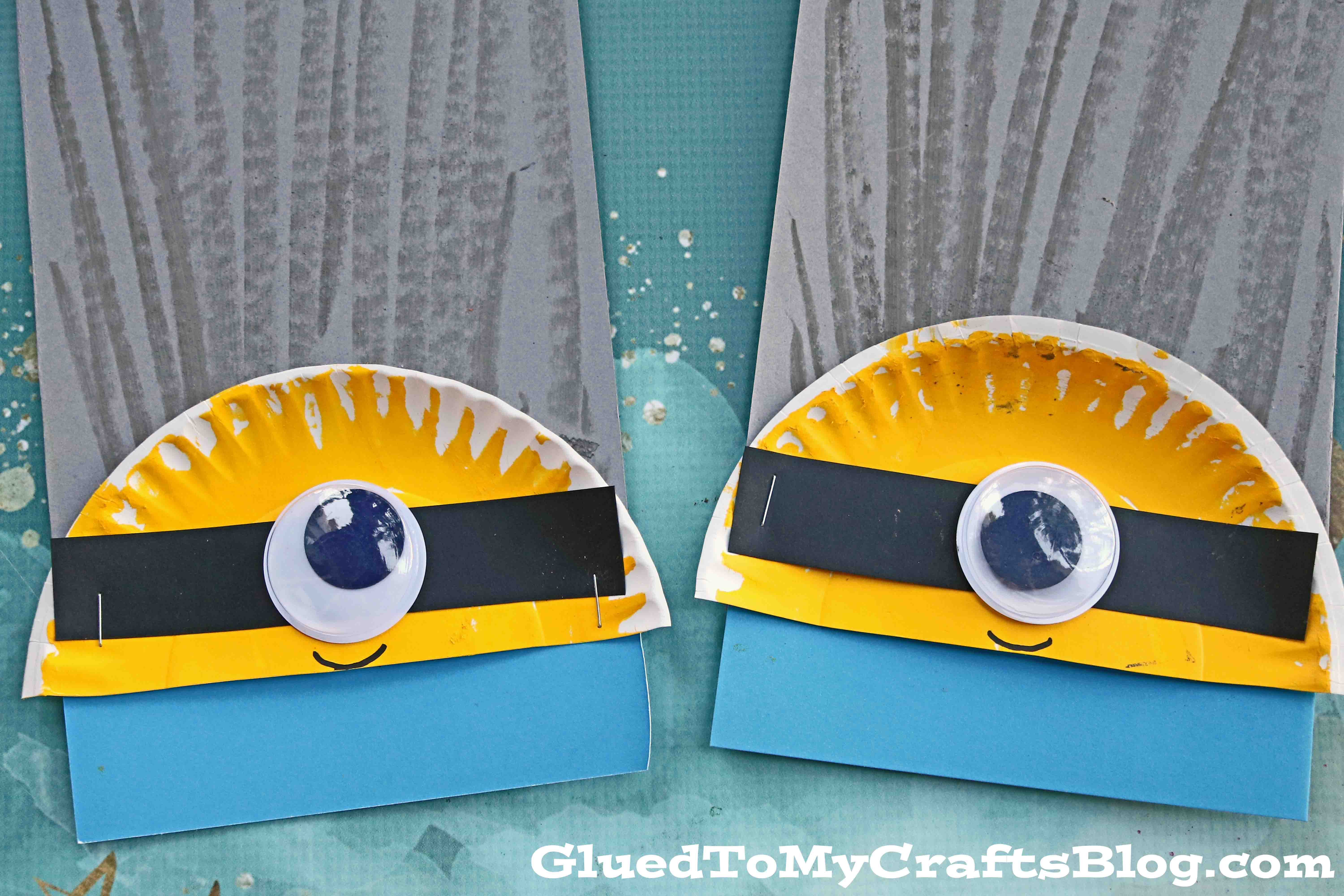 Paper Plate Minion Craft Idea