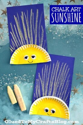 Chalk Art Sunshine Craft For Children