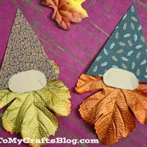 3-Step Leaf Gnome Craft Idea For Kids