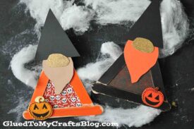 Popsicle Stick Halloween Gnome - Kid Craft