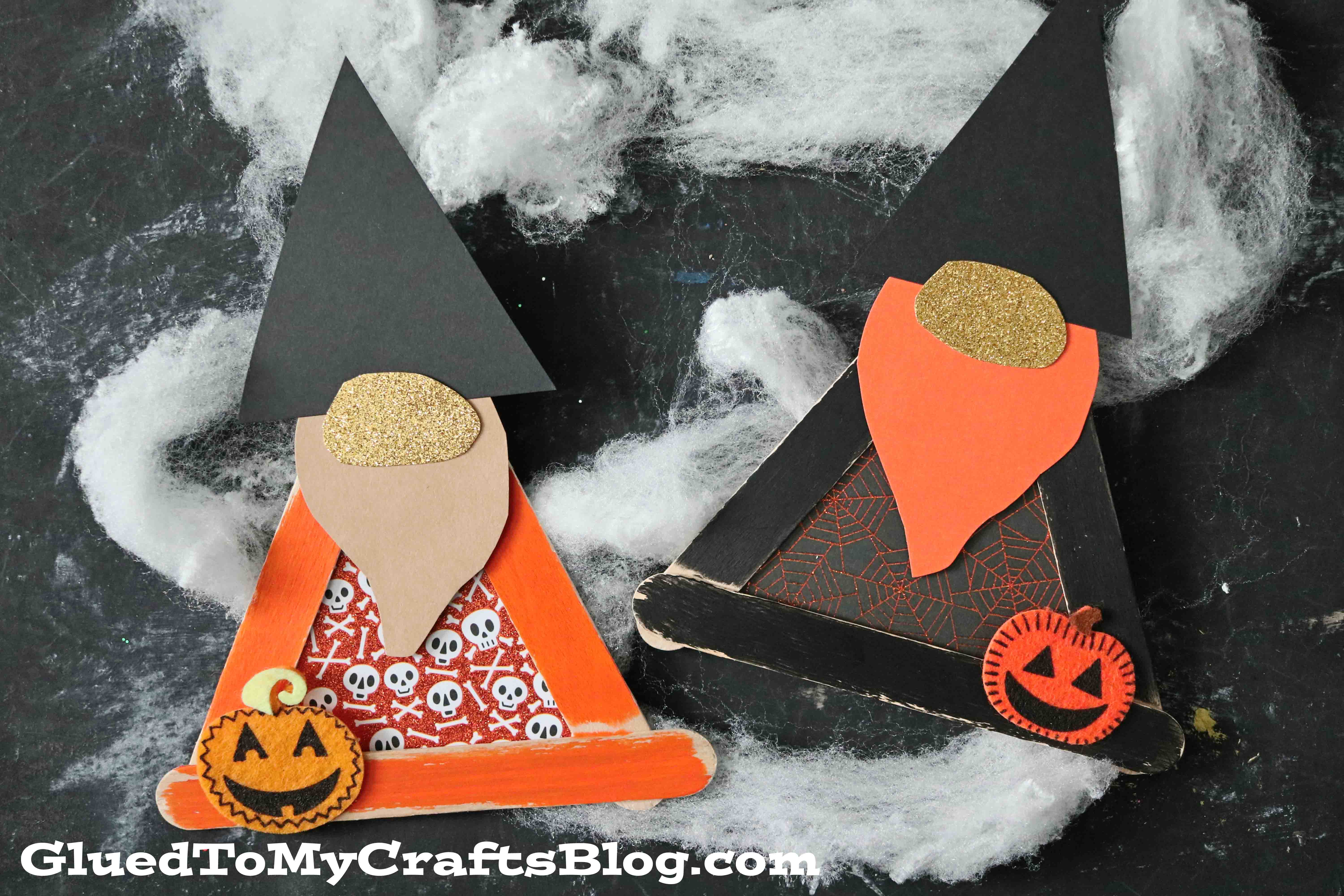 Popsicle Stick Halloween Gnome - Kid Craft