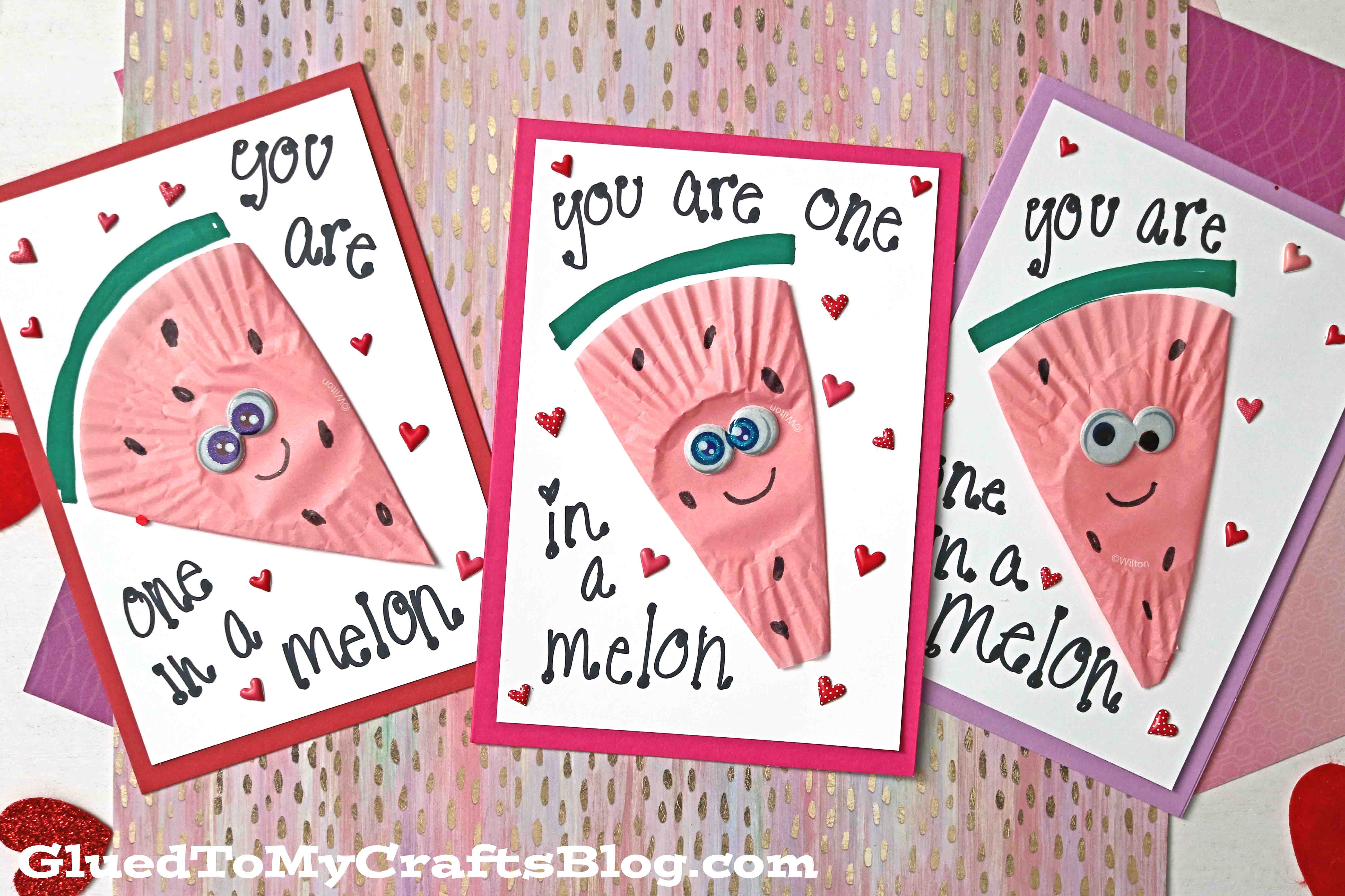 SUPER QUICK Cupcake Liner Watermelon Card Idea