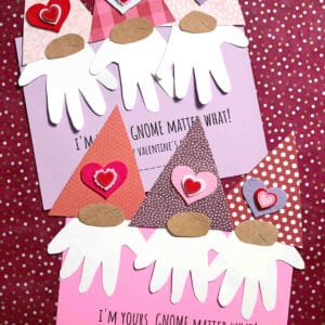 Handprint Gnome Matter What - Valentine's Day Keepsake Craft For Kids