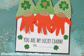 Handprint Gnome Leprechaun - You Are My Lucky Charm Keepsake