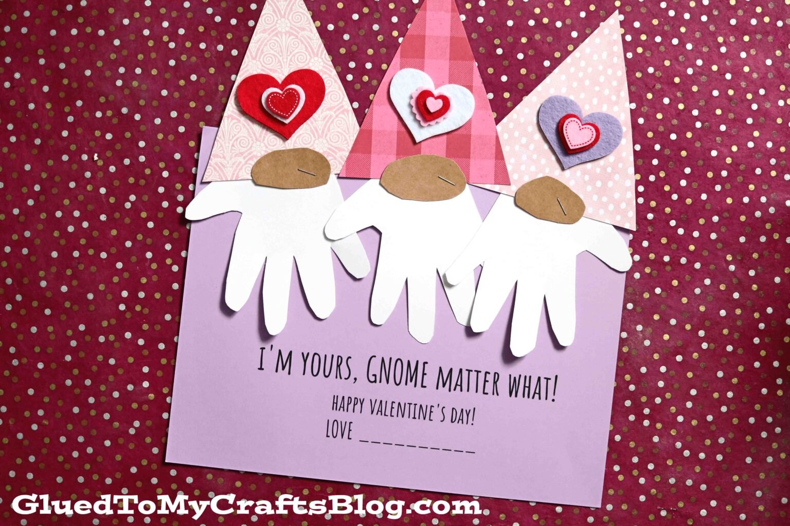 Handprint gnome matter what keepsake