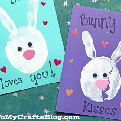 Potato Stamped Bunny Cards