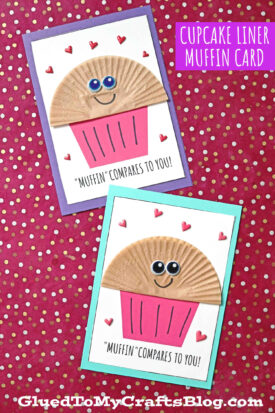 Cupcake Liner Muffin Card - MUFFIN Compares To You!
