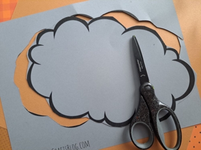 Haunted Halloween Moon Craft Idea For Kids