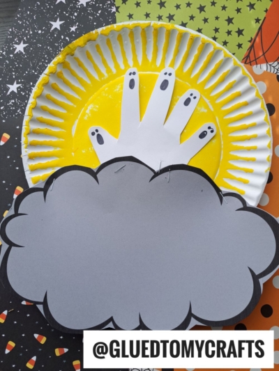 Haunted Halloween Moon Craft Idea For Kids