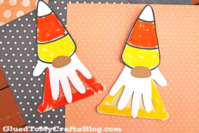 Candy Corn Gnome - Craft Idea For Halloween