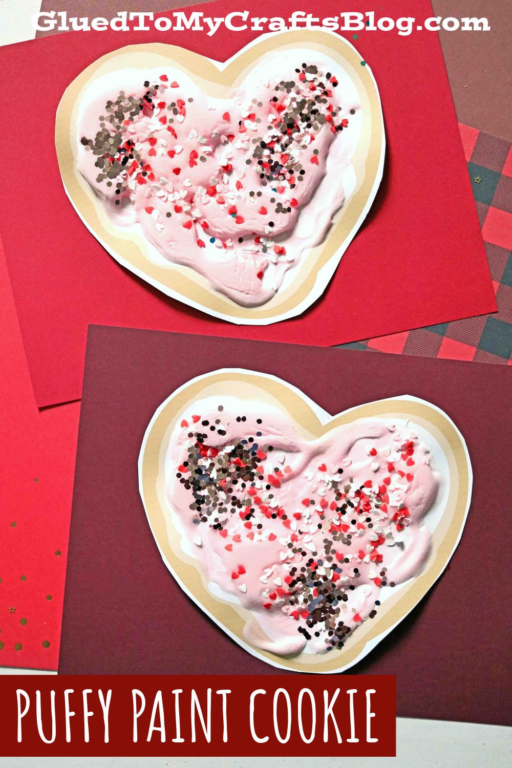 Puffy Paint Sugar Cookie Craft Idea For Kids