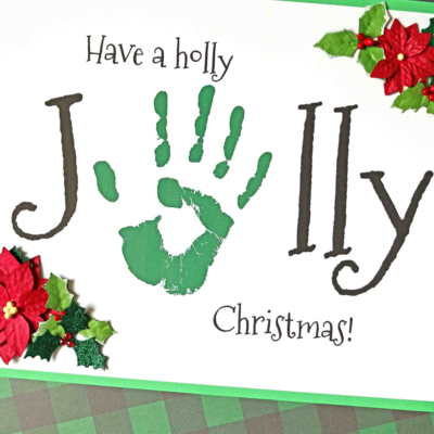 Handprint Holly Jolly Christmas Keepsake Craft For Kids