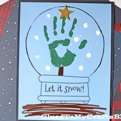 Handprint Snow Globe Keepsake