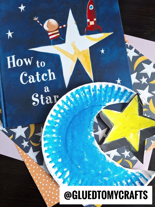 Paper Plate Moon & Star Craft Idea
