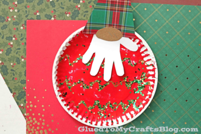 Paper Plate Christmas Ornament Gnome