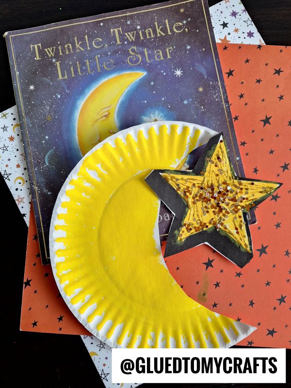 Paper Plate Moon & Star Craft Idea