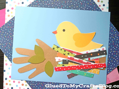 Paper Bird's Nest Craft For Kids