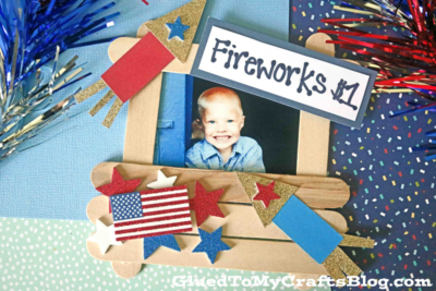 Popsicle Stick Firework Stand Craft