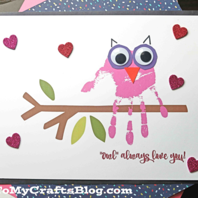 Owl Always Love You Handprint Keepsake