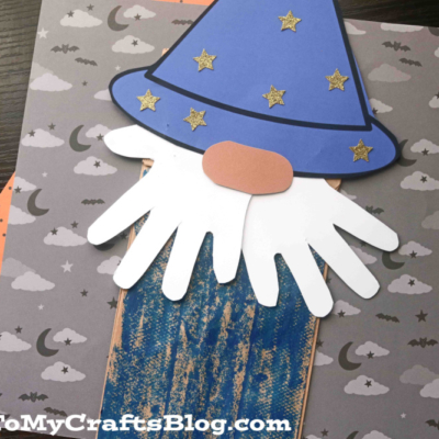 Paper Bag Wizard Puppet