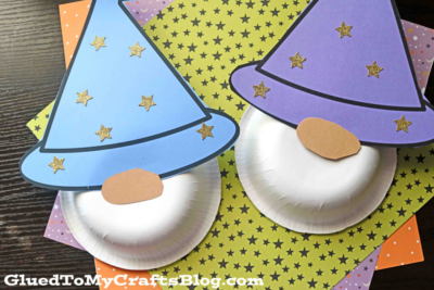 Paper Bowl Wizard Craft Idea For Kids