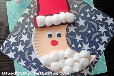 Santa Moon Craft Idea For Kids