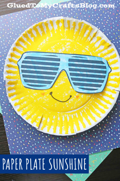 Paper Plate Sun Craft For Kids