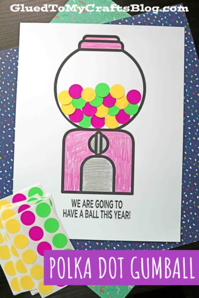 First Day of School Gumball Craft Idea