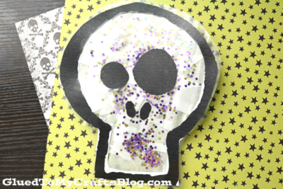 Skull Suncatcher Craft For Kids