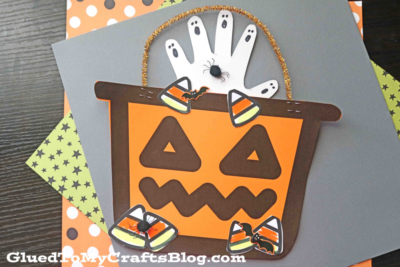 Haunted Halloween Candy Bucket Craft
