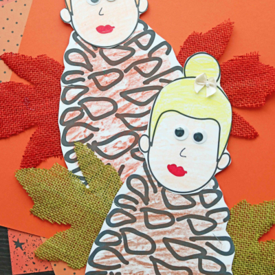 Paper Pine Cone Fairy Craft Idea For Fall