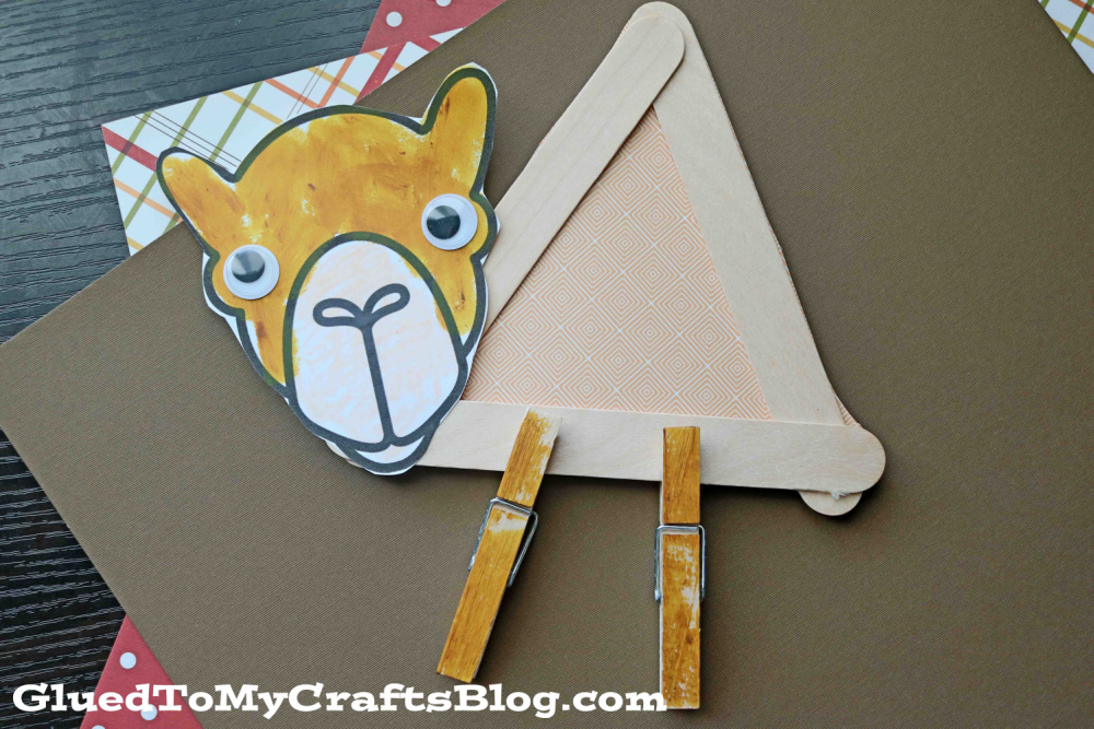 Popsicle Stick Camel Craft Glued To My Crafts Let's Get Crafty!